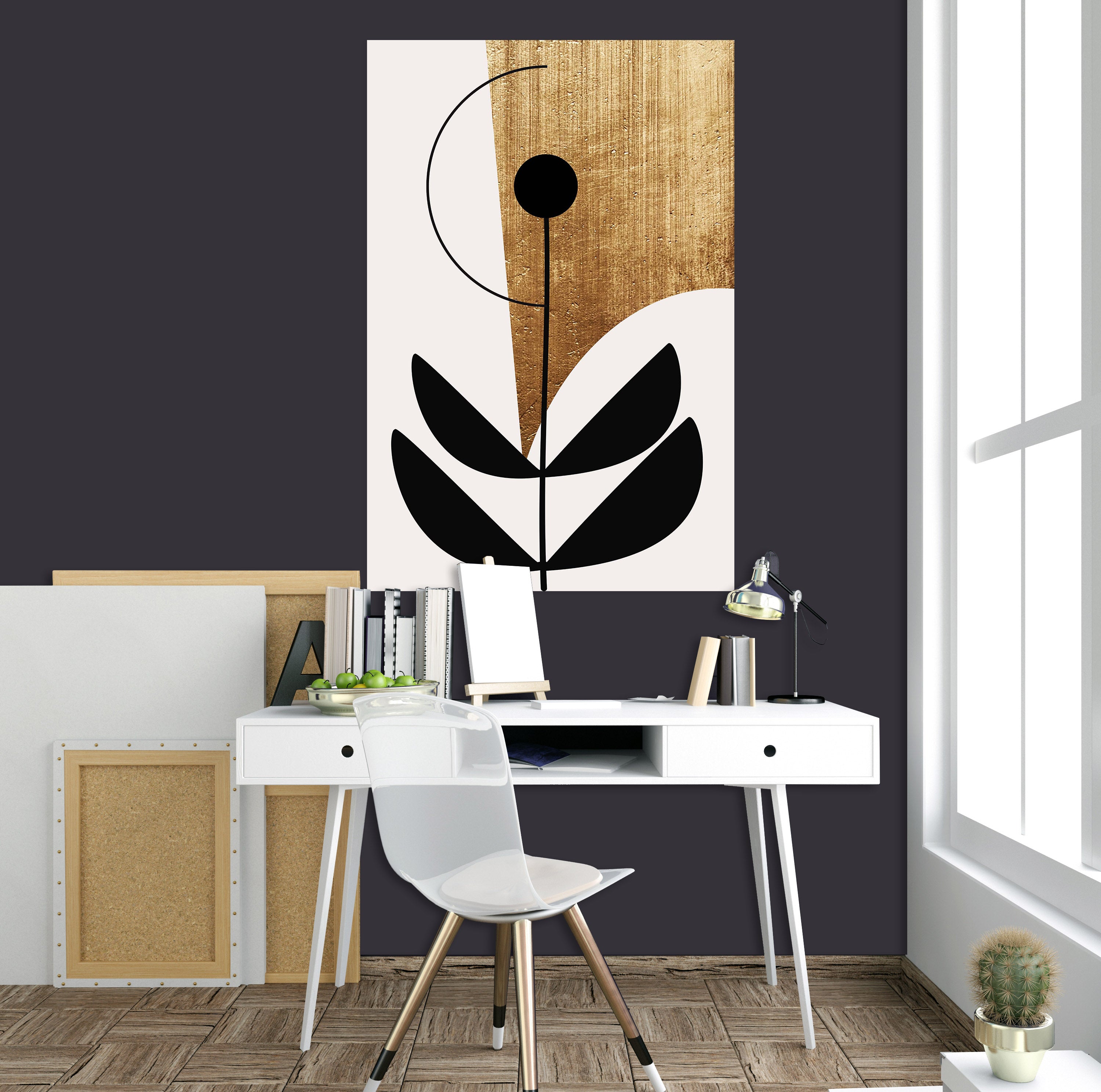 3D Leaves Pattern 188 Boris Draschoff Wall Sticker