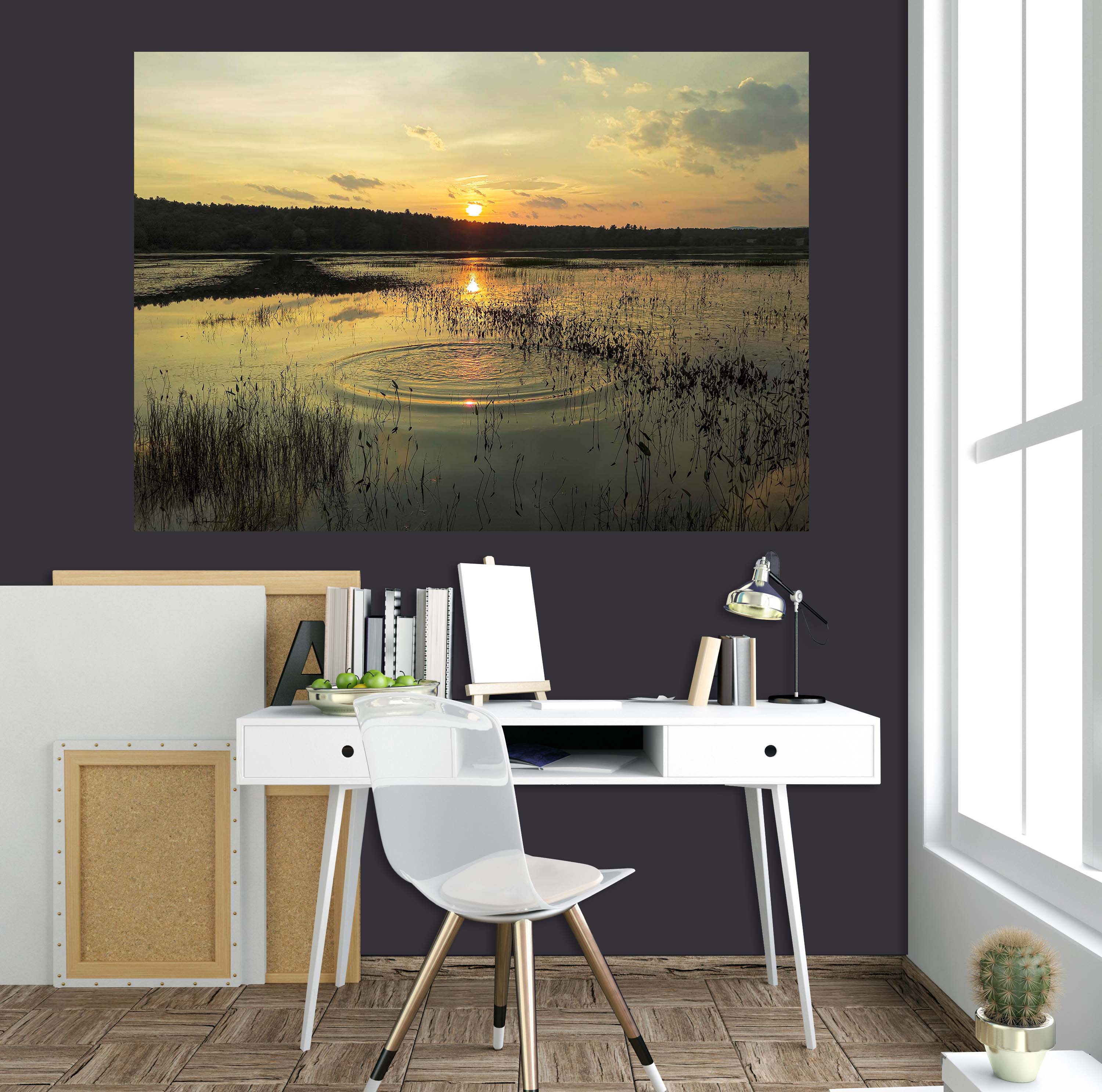 3D Sunset Steppe 109 Jerry LoFaro Wall Sticker