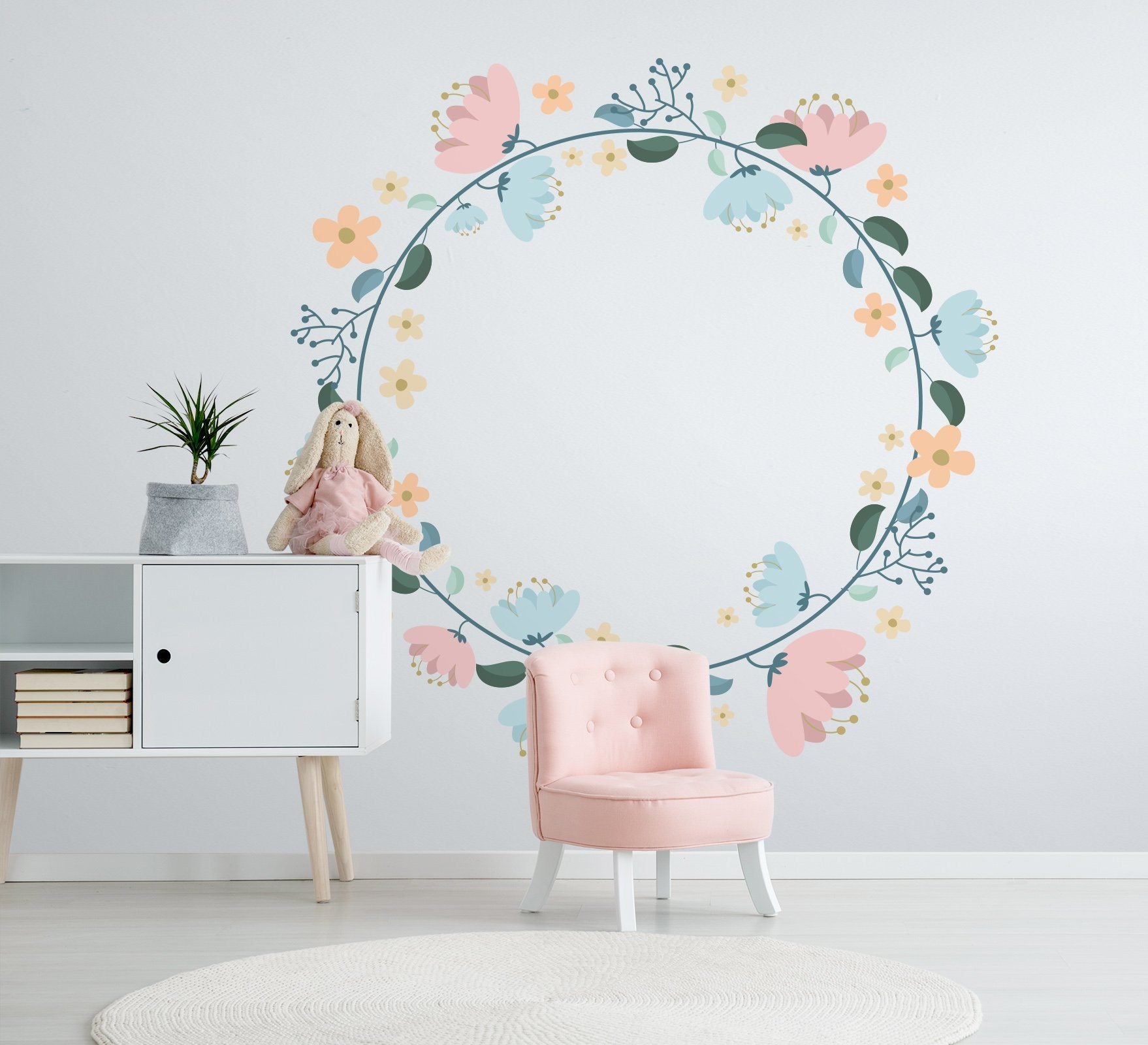 3D Circle Petunia 157 Wall Stickers Wallpaper AJ Wallpaper 