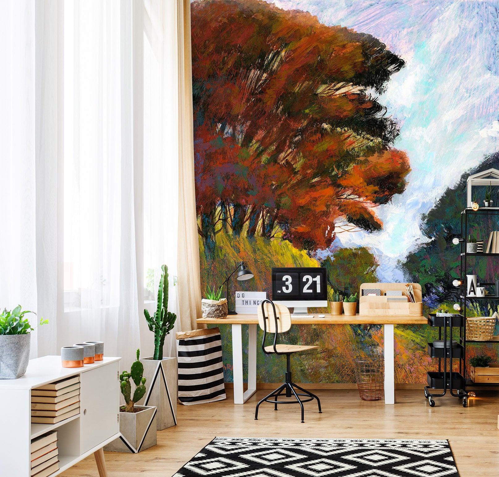 3D Maple Forest 1550 Michael Tienhaara Wall Mural Wall Murals