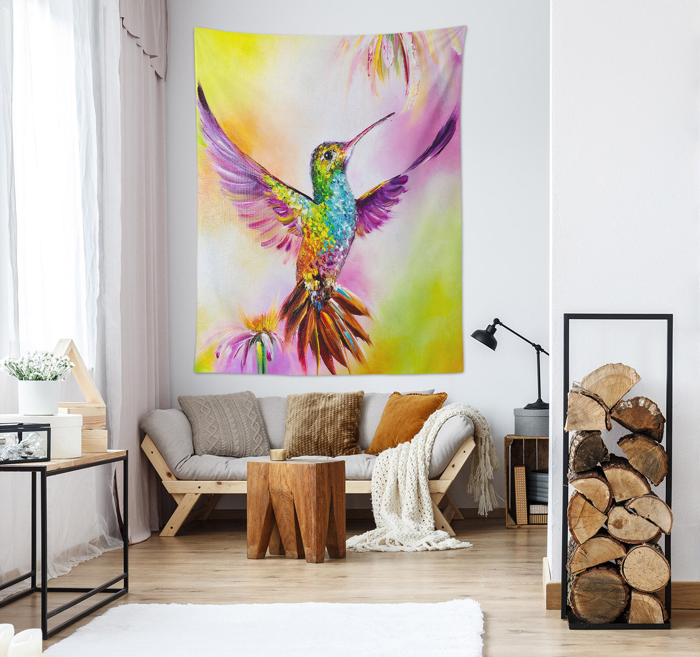 3D Colorful Bird 3642 Skromova Marina Tapestry Hanging Cloth Hang