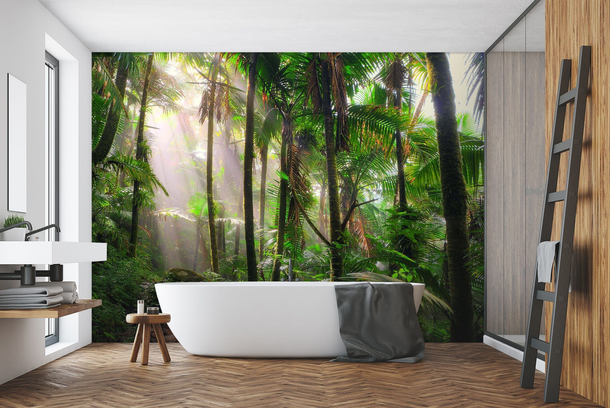 3D Deep Forest 013 Wall Murals Wallpaper AJ Wallpaper 2 