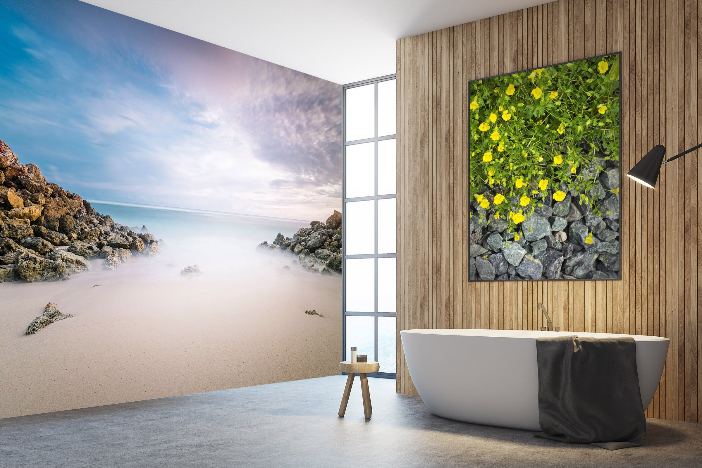 3D Beach White Clouds 135 Wall Murals Wallpaper AJ Wallpaper 2 