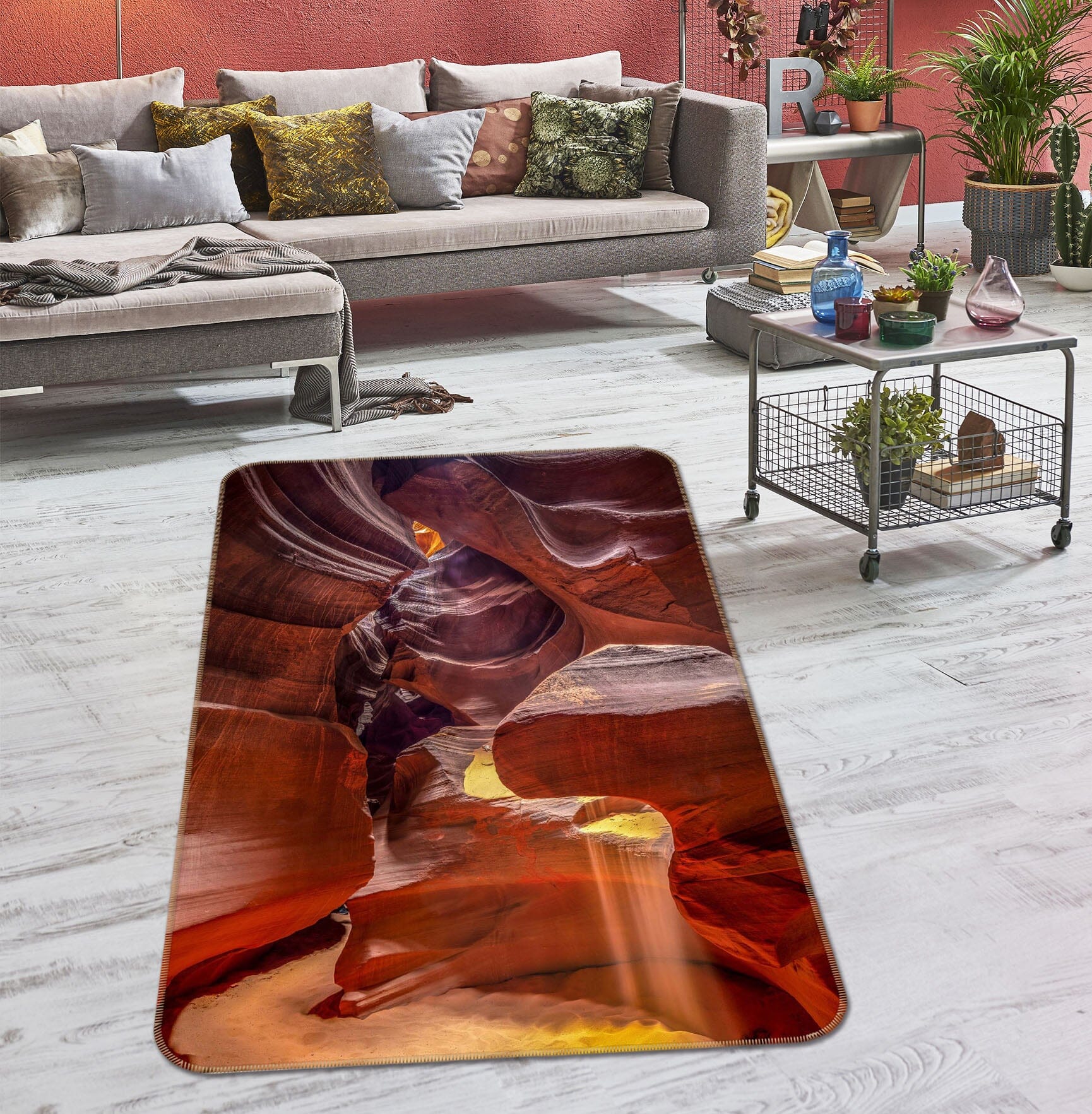 3D Gold Sand 1112 Marco Carmassi Rug Non Slip Rug Mat Mat AJ Creativity Home 