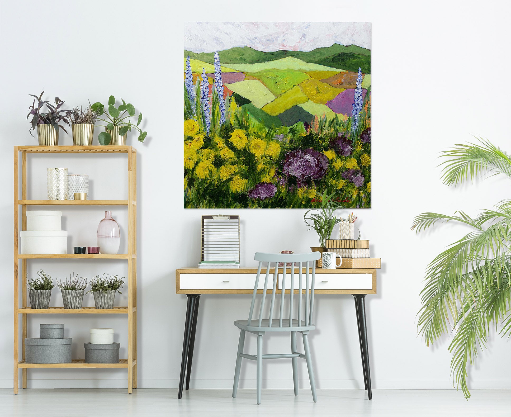 3D Grassland Flowers 326 Allan P. Friedlander Wall Sticker