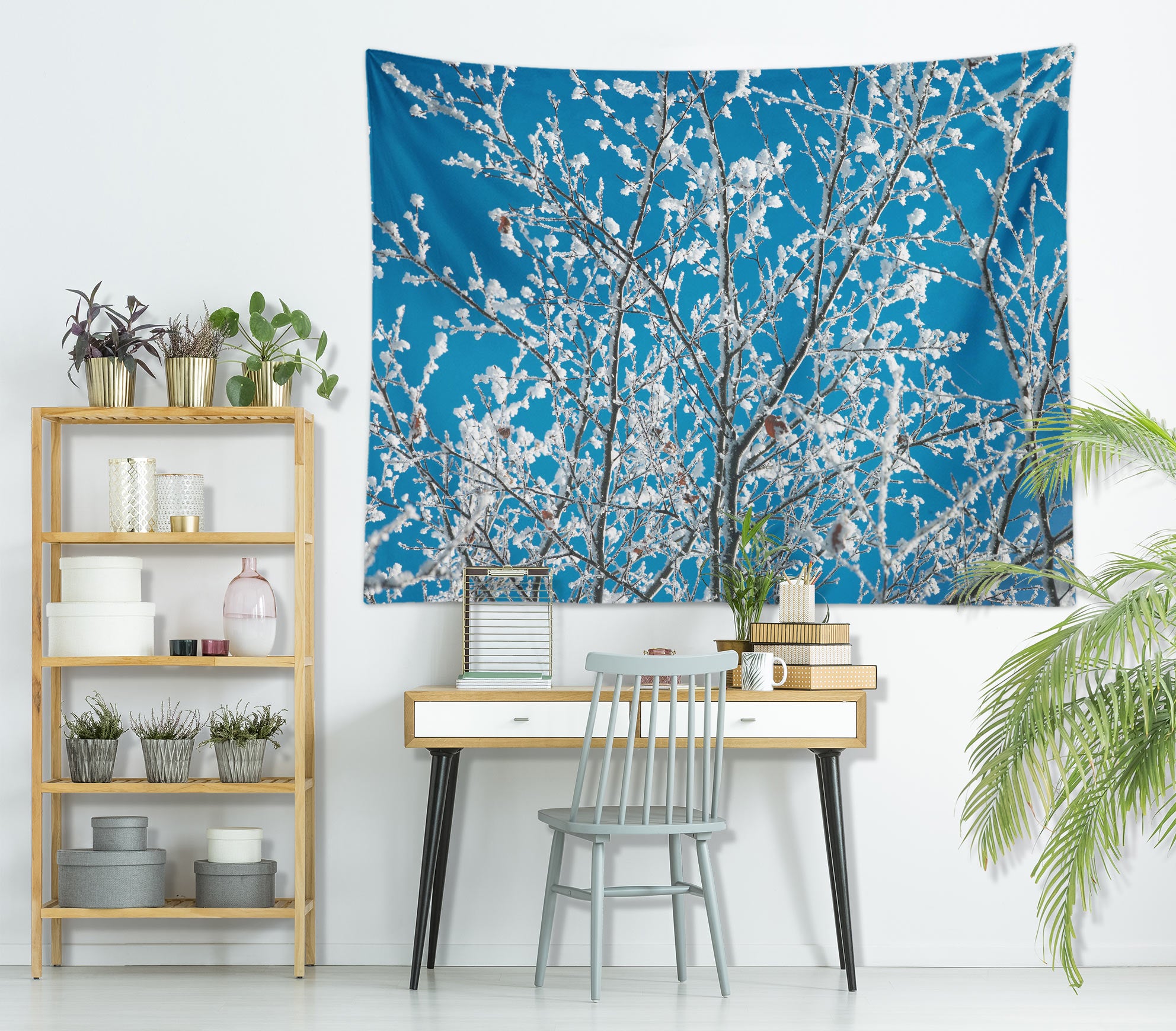 3D Flower Tree 11646 Assaf Frank Tapestry Hanging Cloth Hang