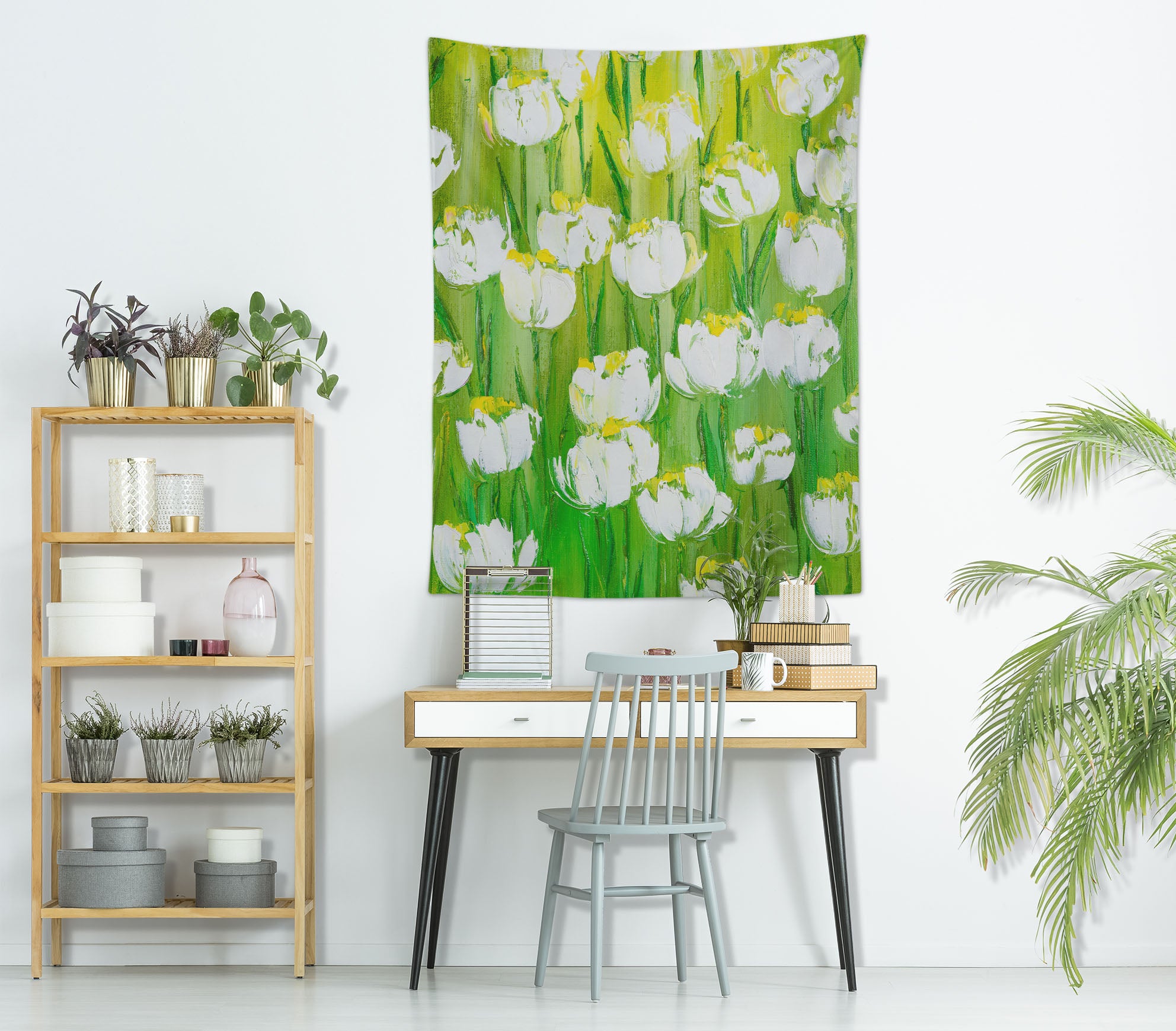 3D White Garden 3546 Skromova Marina Tapestry Hanging Cloth Hang