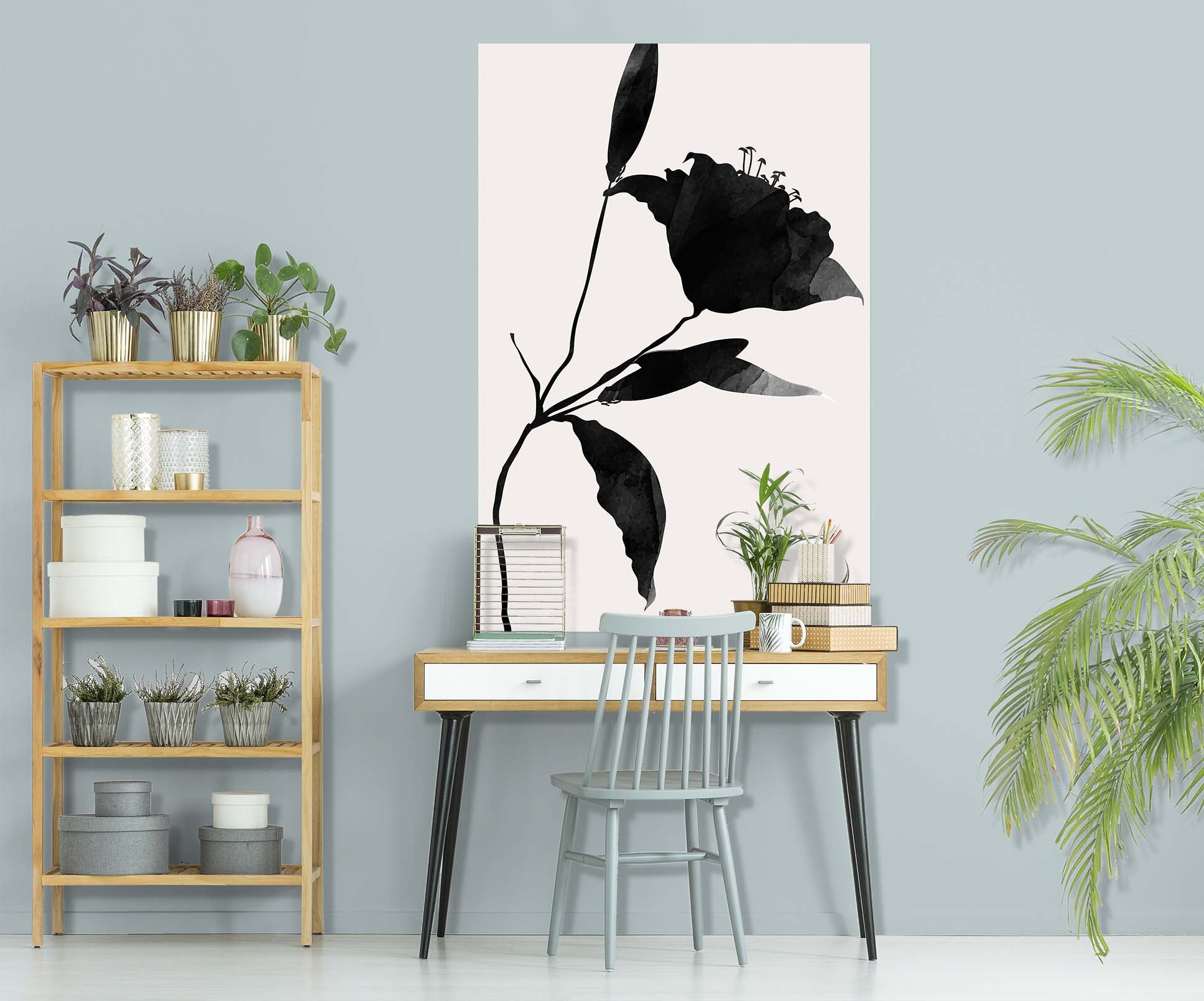 3D Withered Flower 189 Boris Draschoff Wall Sticker