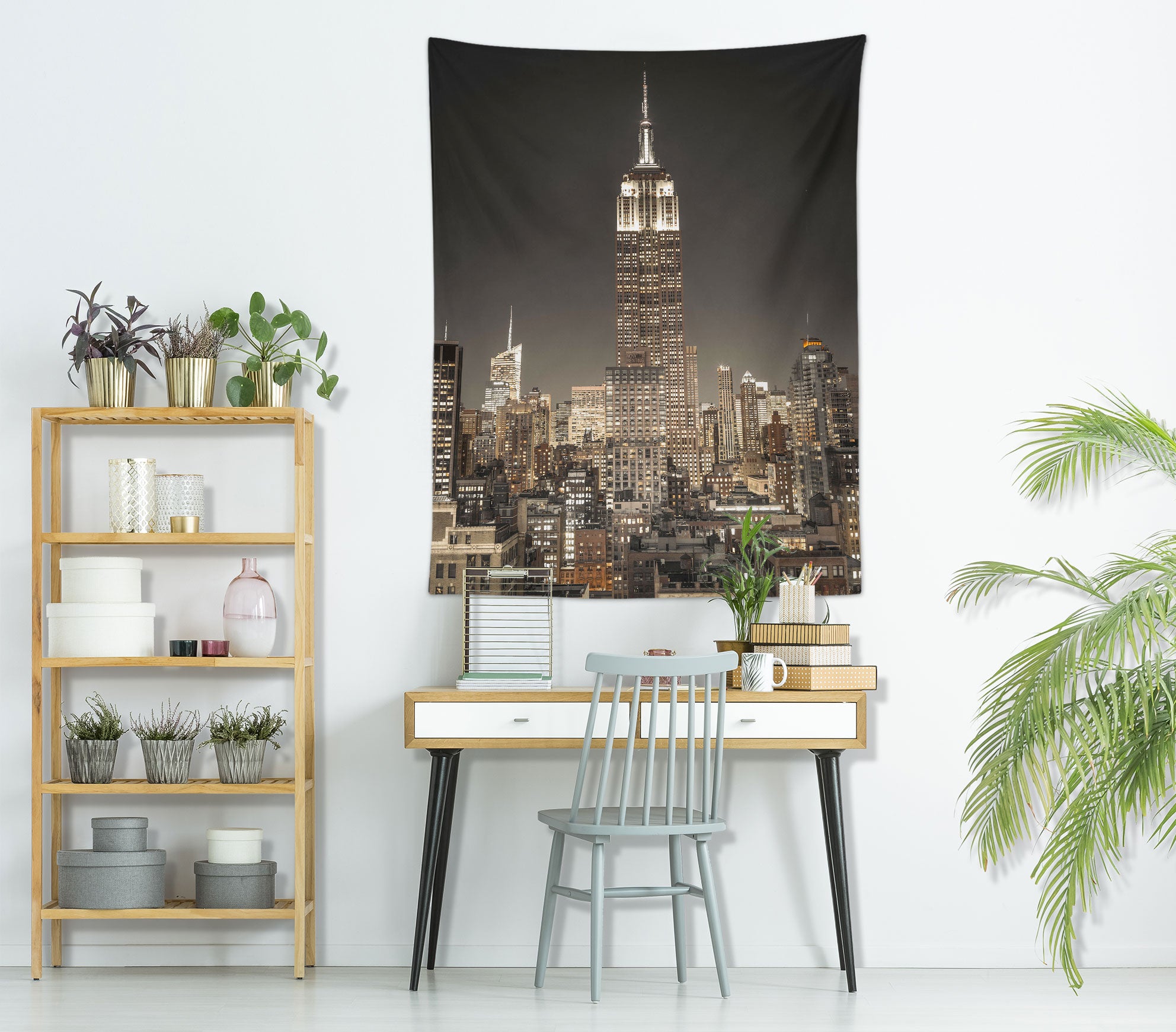 3D High-Rise Building 11684 Assaf Frank Tapestry Hanging Cloth Hang