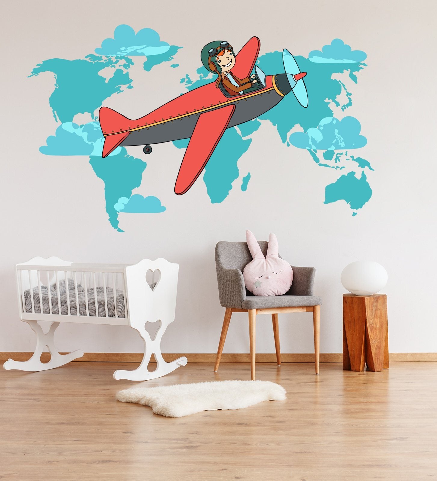 3D Cartoon Helicopter 194 Wall Stickers Wallpaper AJ Wallpaper 