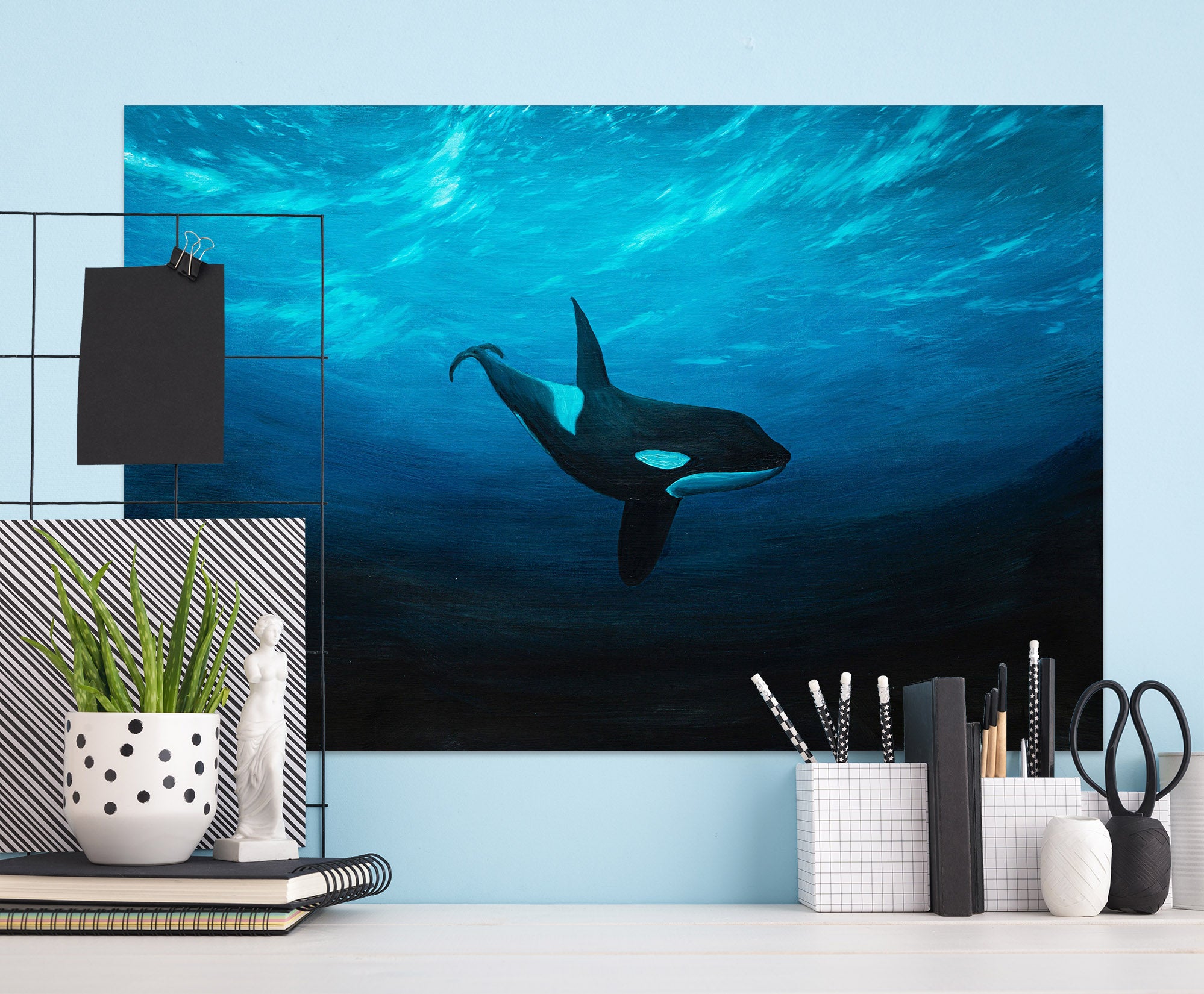 3D Ocean Whale 1816 Marina Zotova Wall Sticker