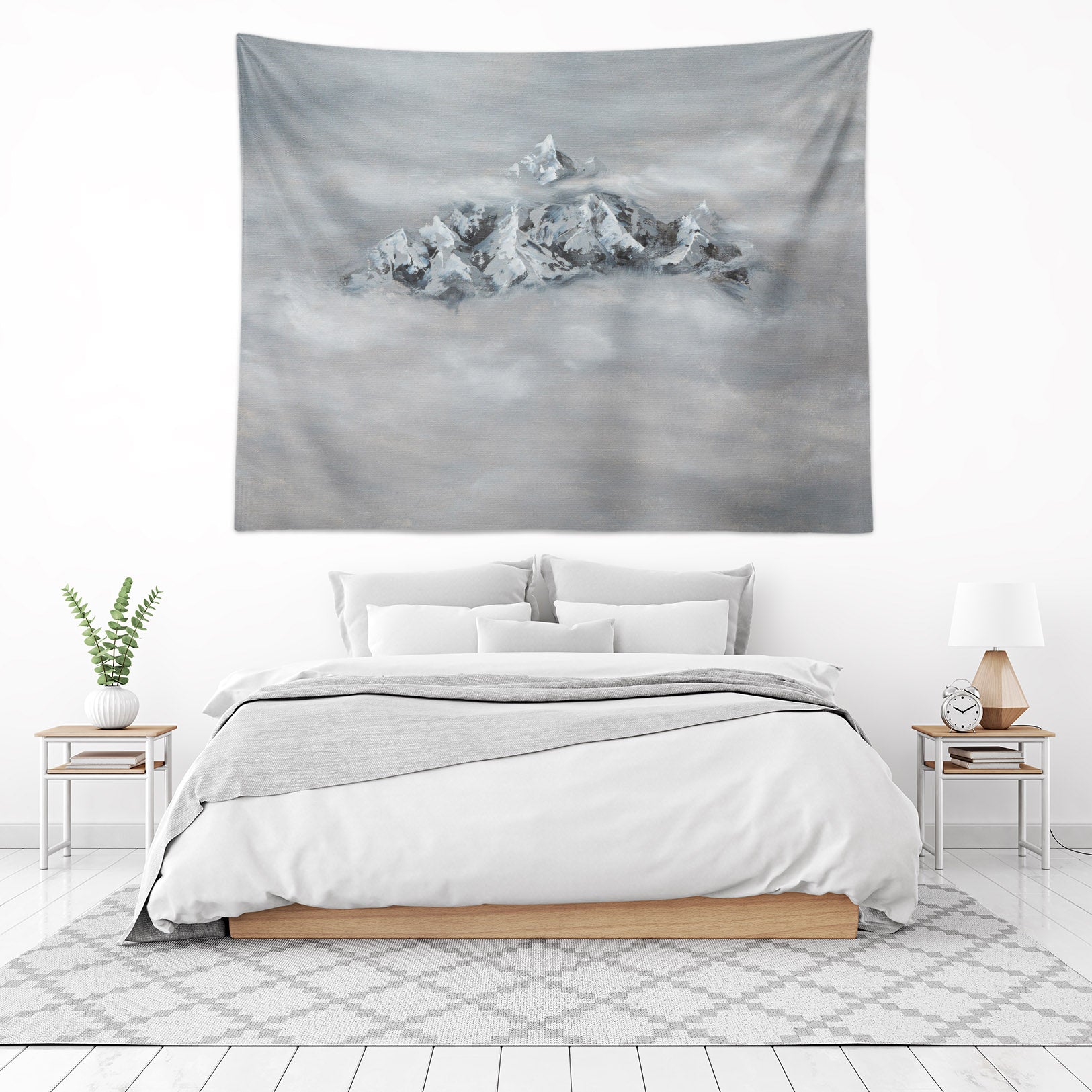 3D Mountain Cloud 867 Marina Zotova Tapestry Hanging Cloth Hang