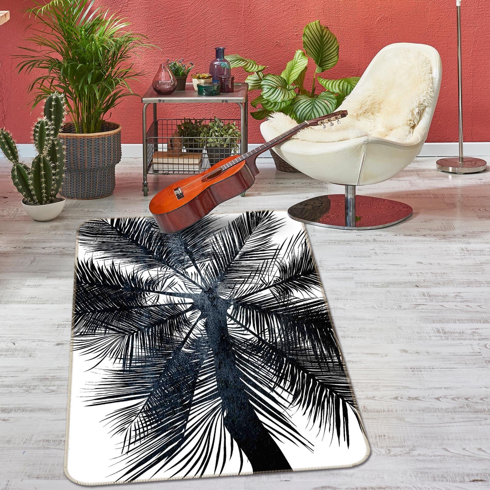 3D Miami Beach 1007 Boris Draschoff Rug Non Slip Rug Mat Mat AJ Creativity Home 