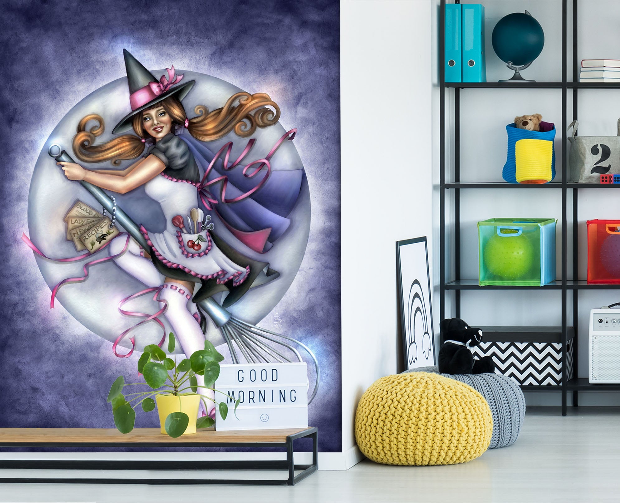 3D Magic Girl 8798 Brigid Ashwood Wall Mural Wall Murals