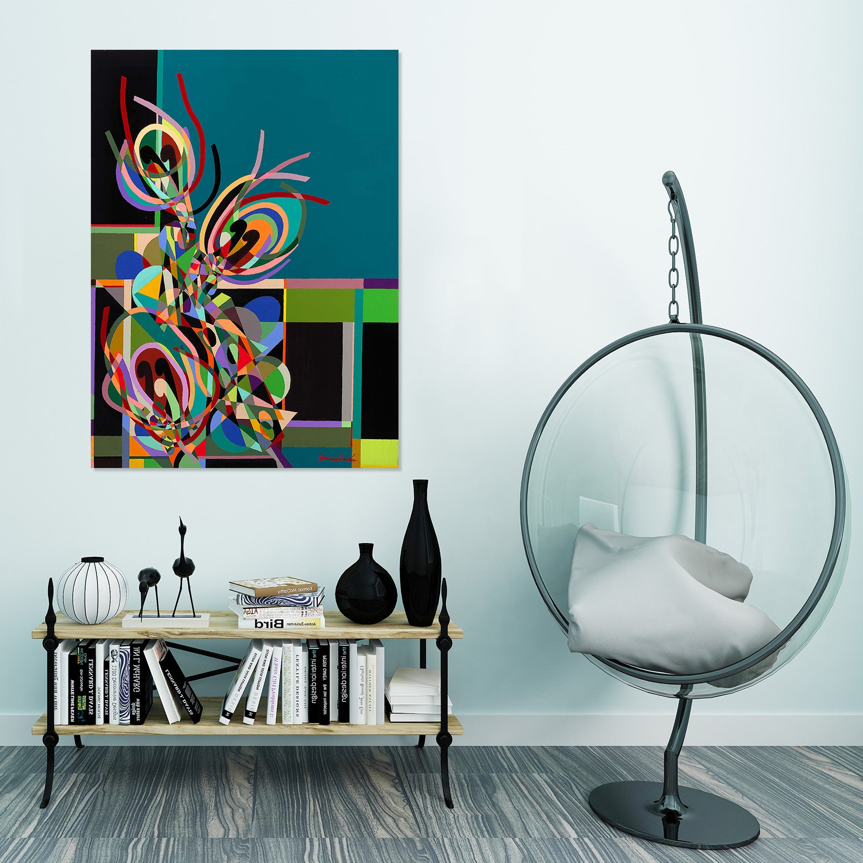 3D Color Pattern 277 Allan P. Friedlander Wall Sticker