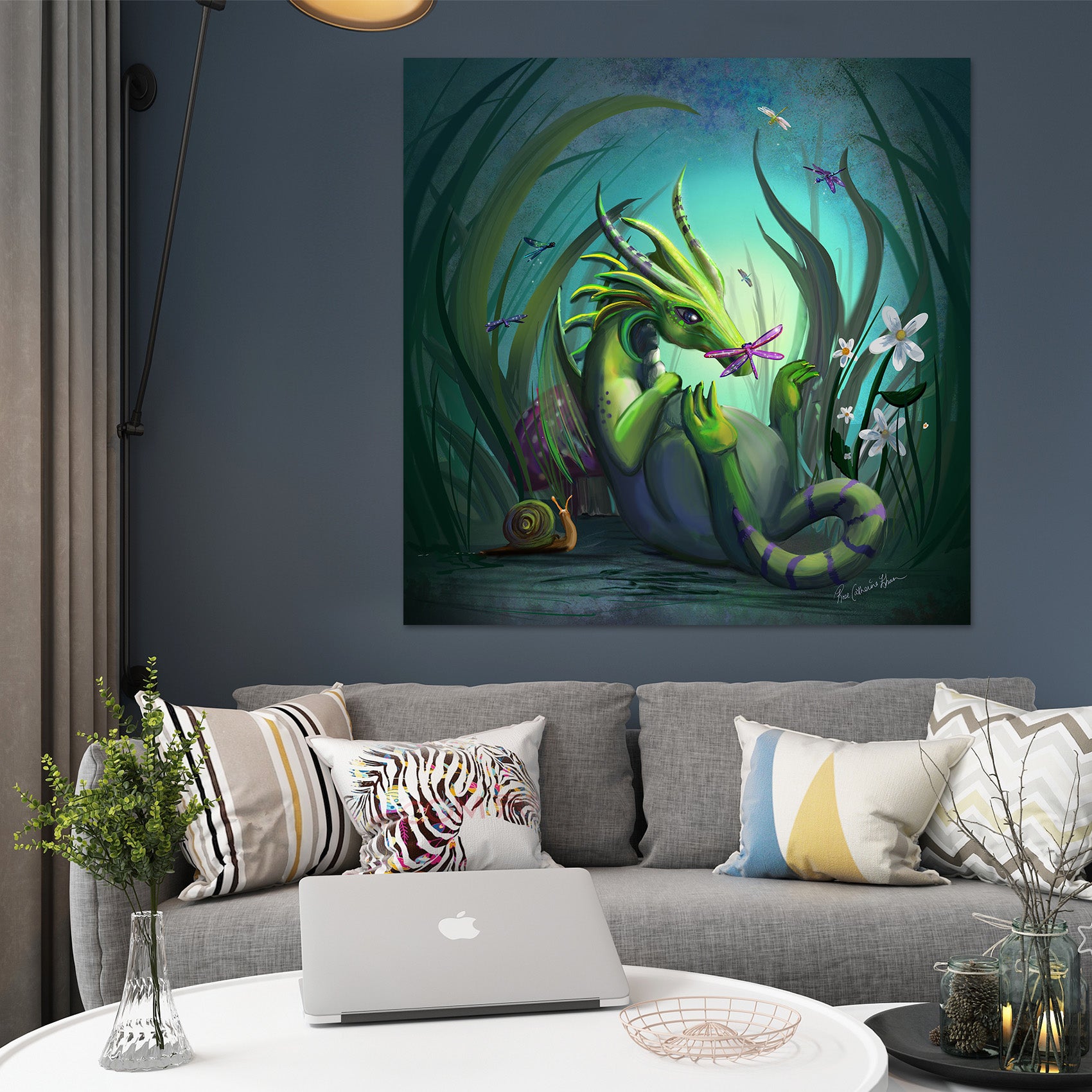 3D Dinosaur Forest 101 Rose Catherine Khan Wall Sticker