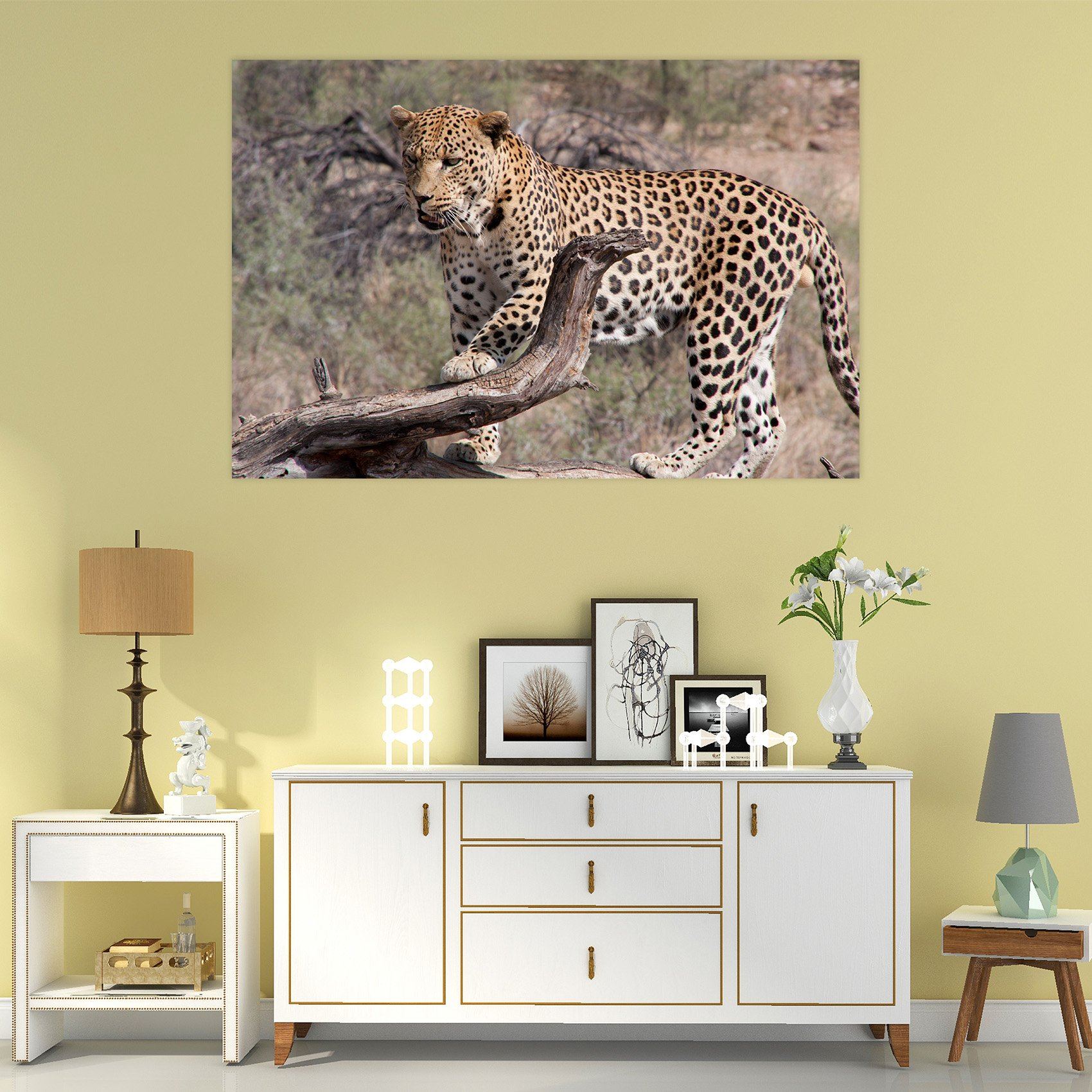 3D South American Leopard 114 Animal Wall Stickers Wallpaper AJ Wallpaper 2 