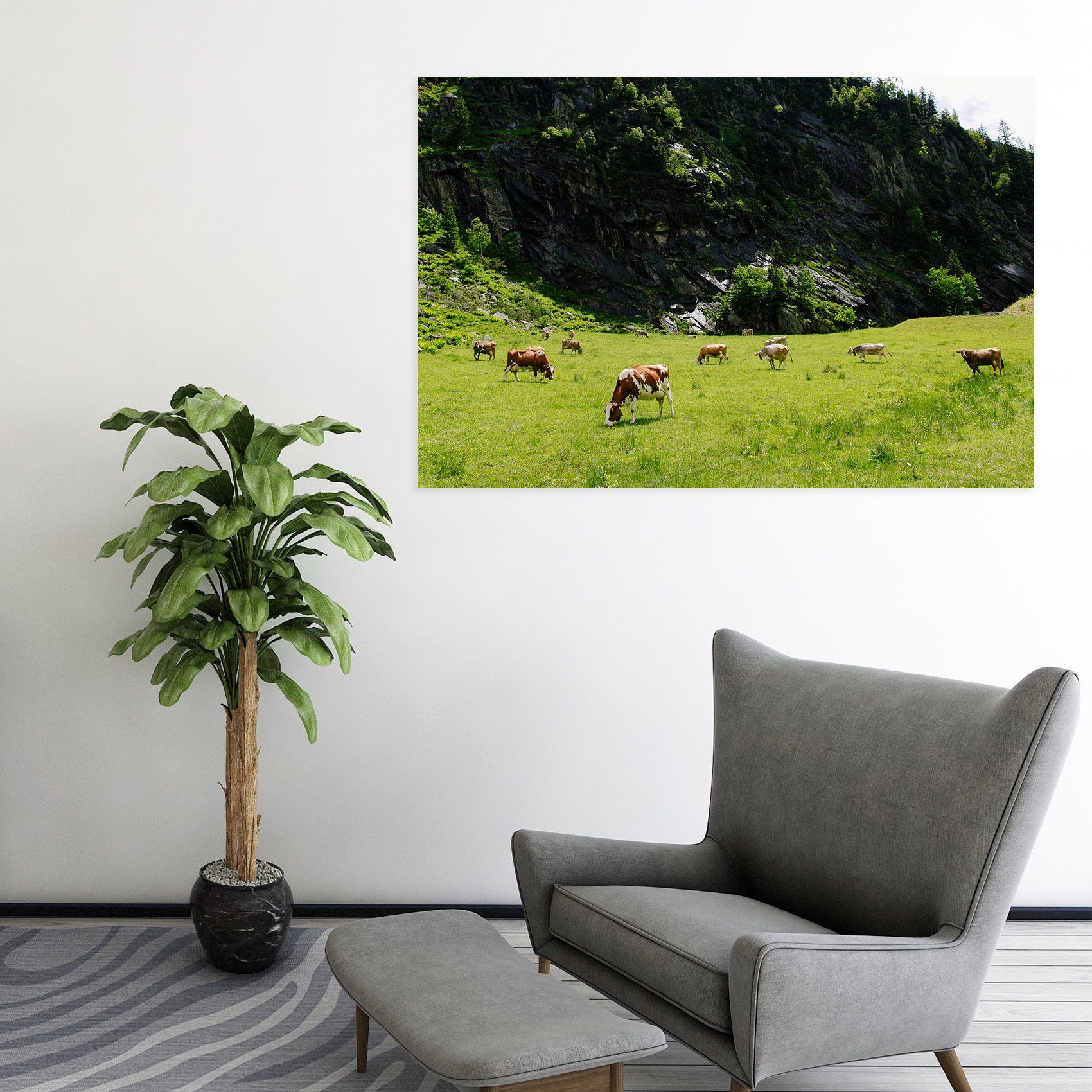 3D Horse Grassland 02 Animal Wall Stickers Wallpaper AJ Wallpaper 2 