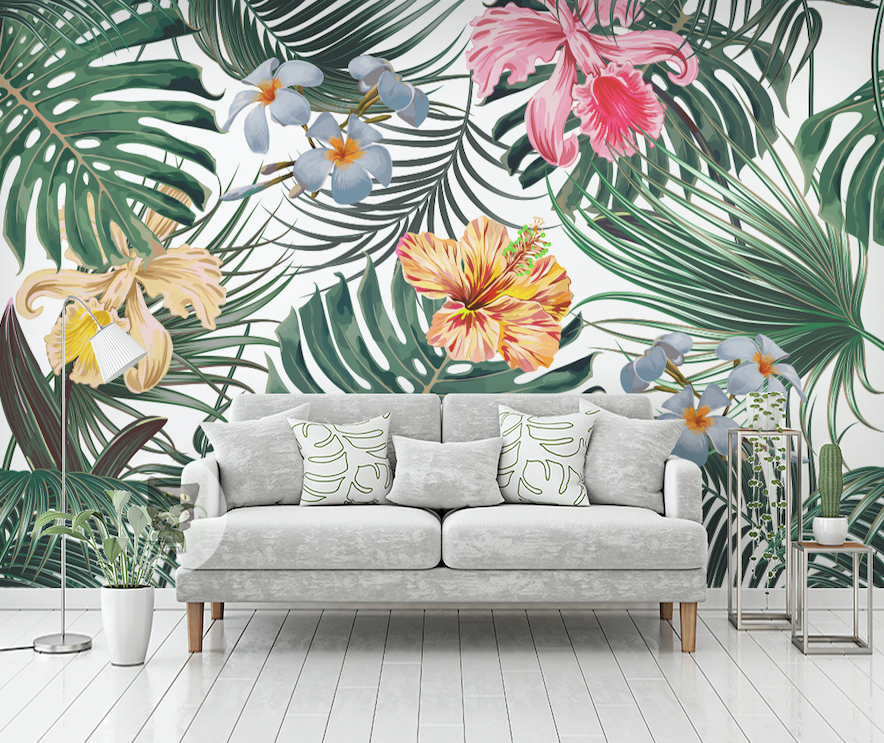 3D Colorful Bright Flower WG282 Wall Murals