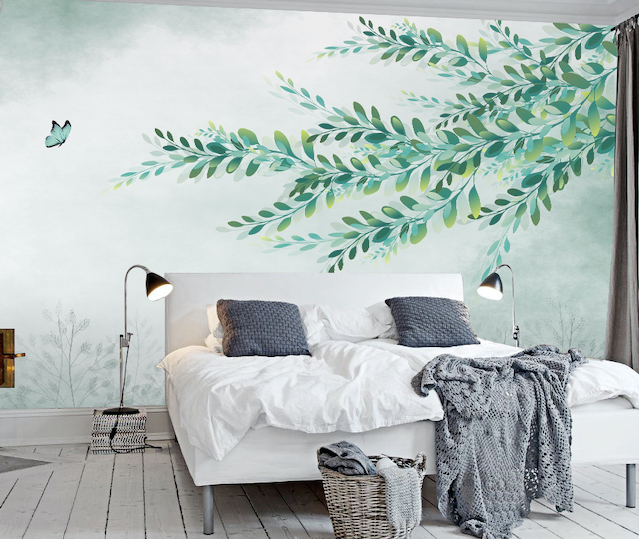 3D Willow Butterfly WG194 Wall Murals