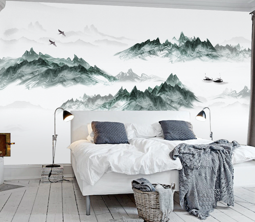 3D Mountain Eagle WG198 Wall Murals