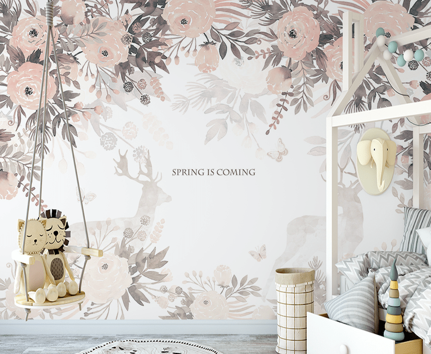 3D Flowers Leaves WG139 Wall Murals Wallpaper AJ Wallpaper 2 