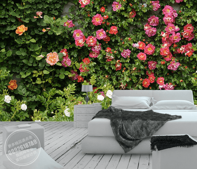 3D Flower Wall WG228 Wall Murals Wallpaper AJ Wallpaper 2 