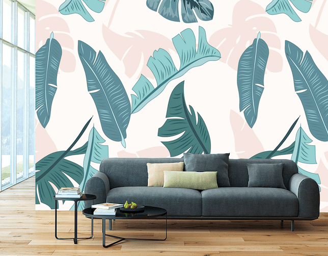 3D Green Leaf WG245 Wall Murals Wallpaper AJ Wallpaper 2 