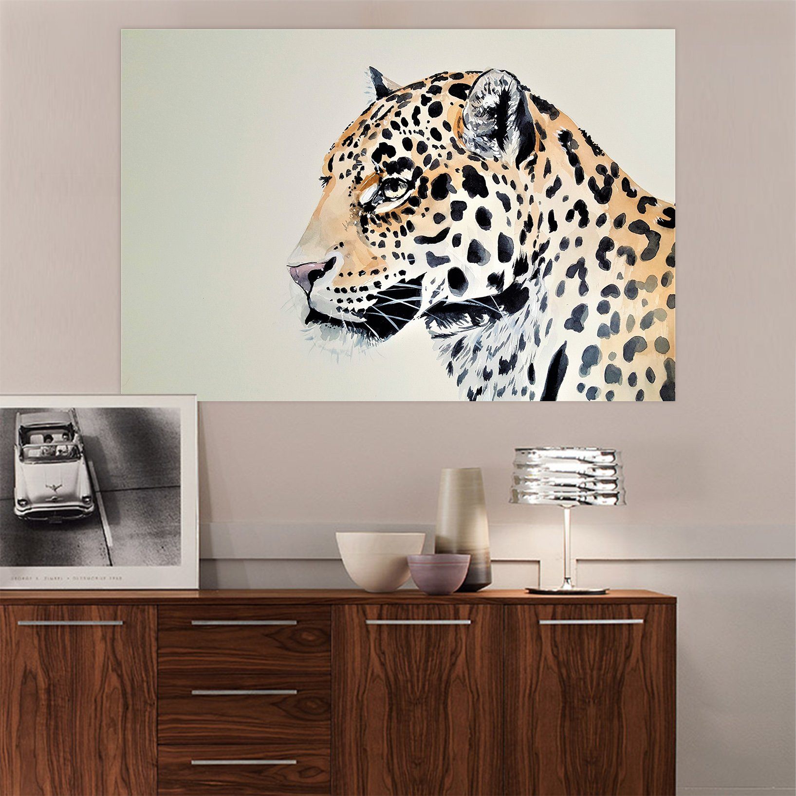 3D leopard Look 92 Animal Wall Stickers Wallpaper AJ Wallpaper 2 