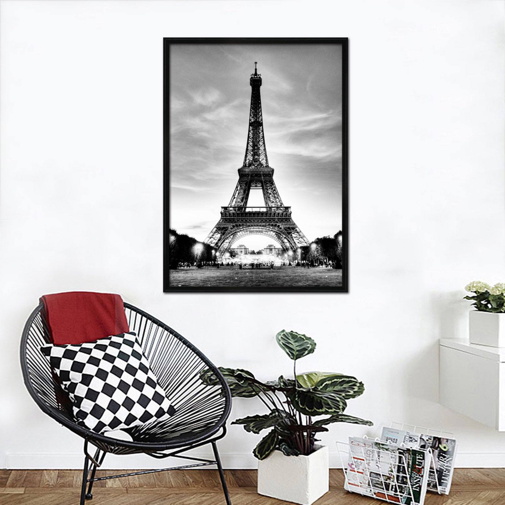 3D Tall Tower 004 Fake Framed Print Painting Wallpaper AJ Creativity Home 