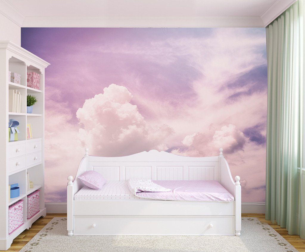 3D Fairy Purple Clouds 823 Wallpaper AJ Wallpaper 