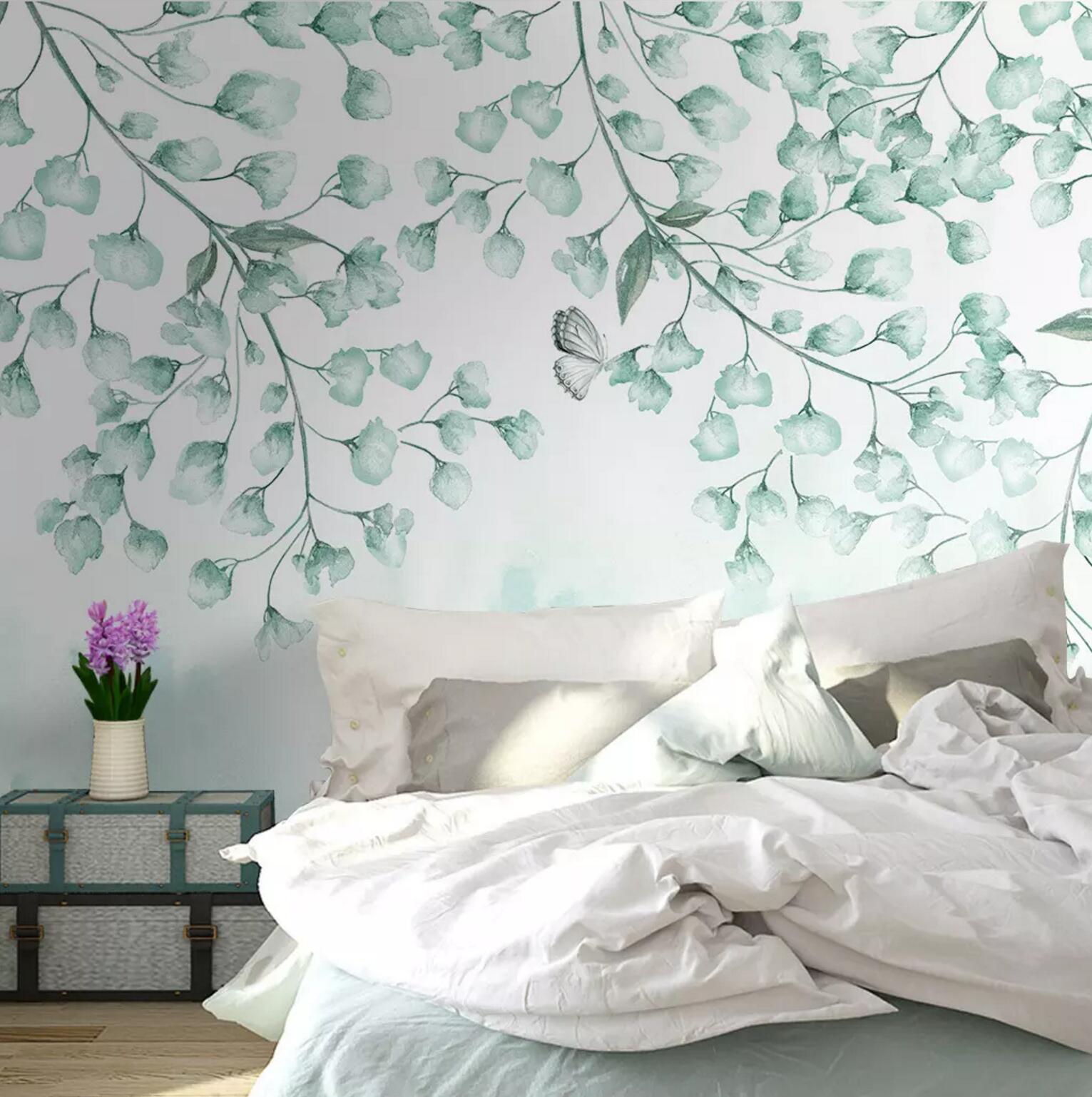 3D Leaf Butterfly WC473 Wall Murals