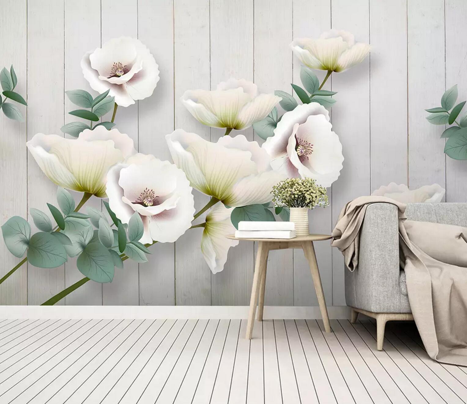 3D Lily Fragrance WC740 Wall Murals