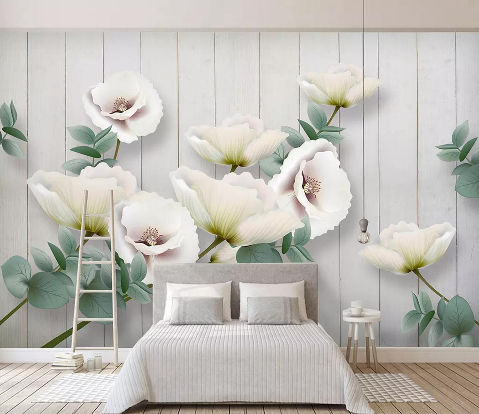 3D Lily Fragrance WC740 Wall Murals