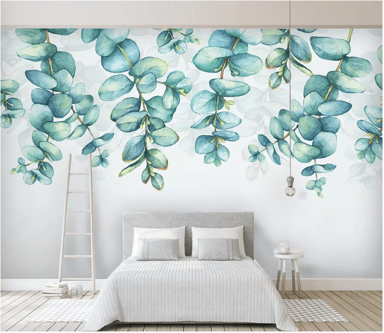 3D Green Leaf 2153 Wall Murals