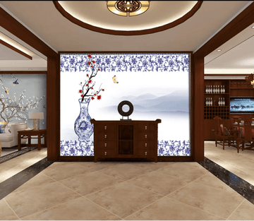 3D Blue And White Porcelain 1396 Wallpaper AJ Wallpaper 2 