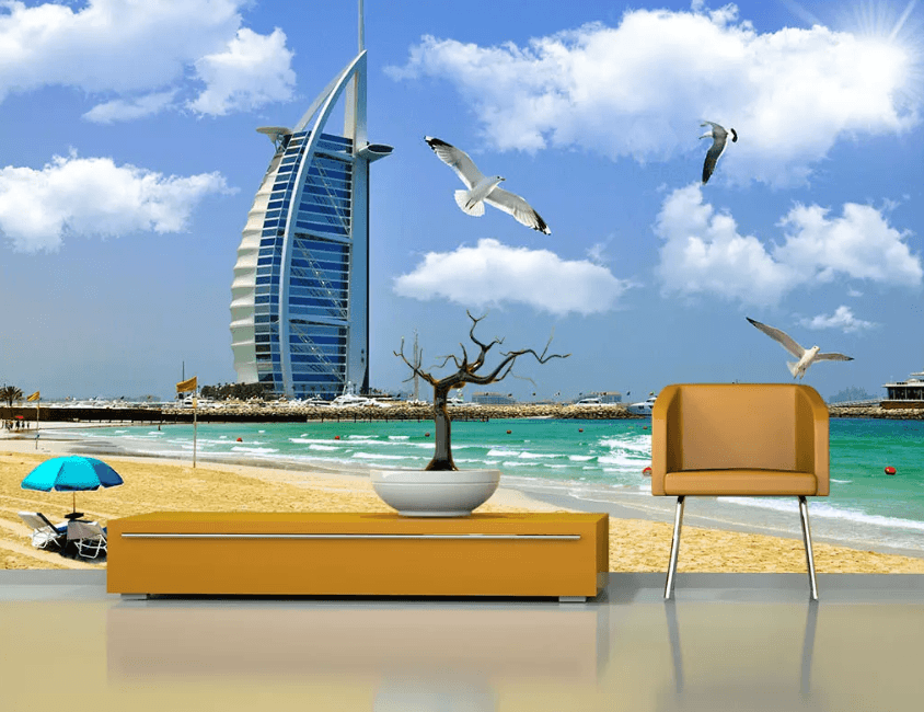 3D Building Seagull 1304 Wallpaper AJ Wallpaper 2 