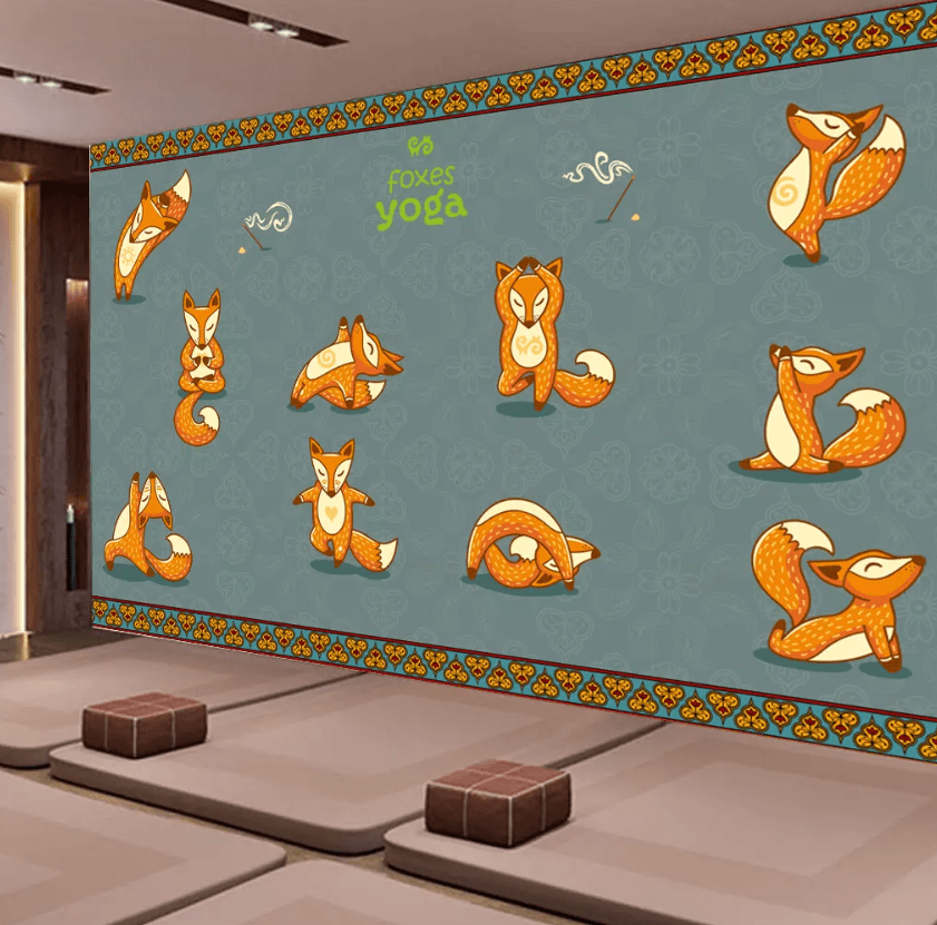 3D Fox Gymnastic Action 1135 Wallpaper AJ Wallpaper 2 