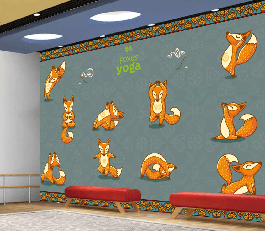 3D Fox Gymnastic Action 1135 Wallpaper AJ Wallpaper 2 