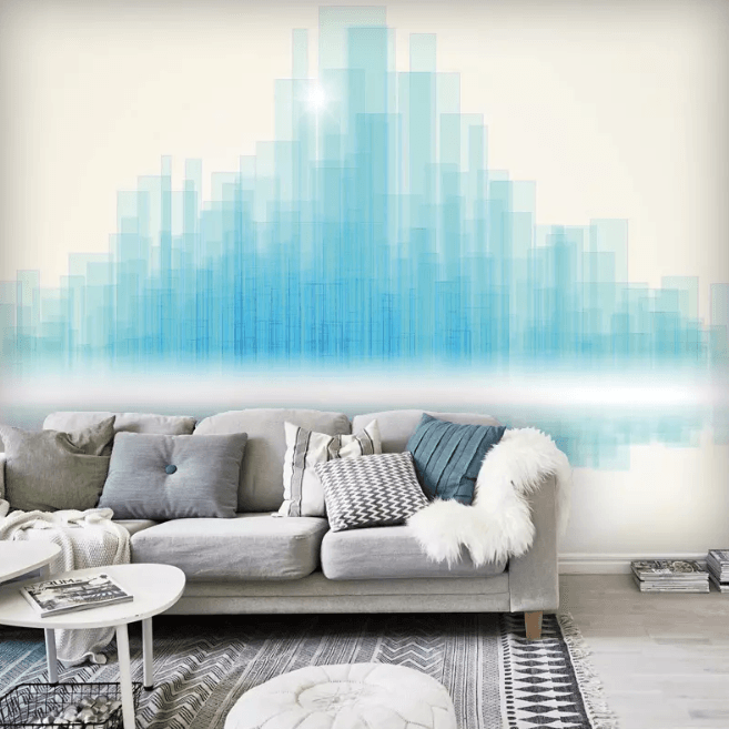 3D Vertical Painting Reflection 1042 Wallpaper AJ Wallpaper 2 