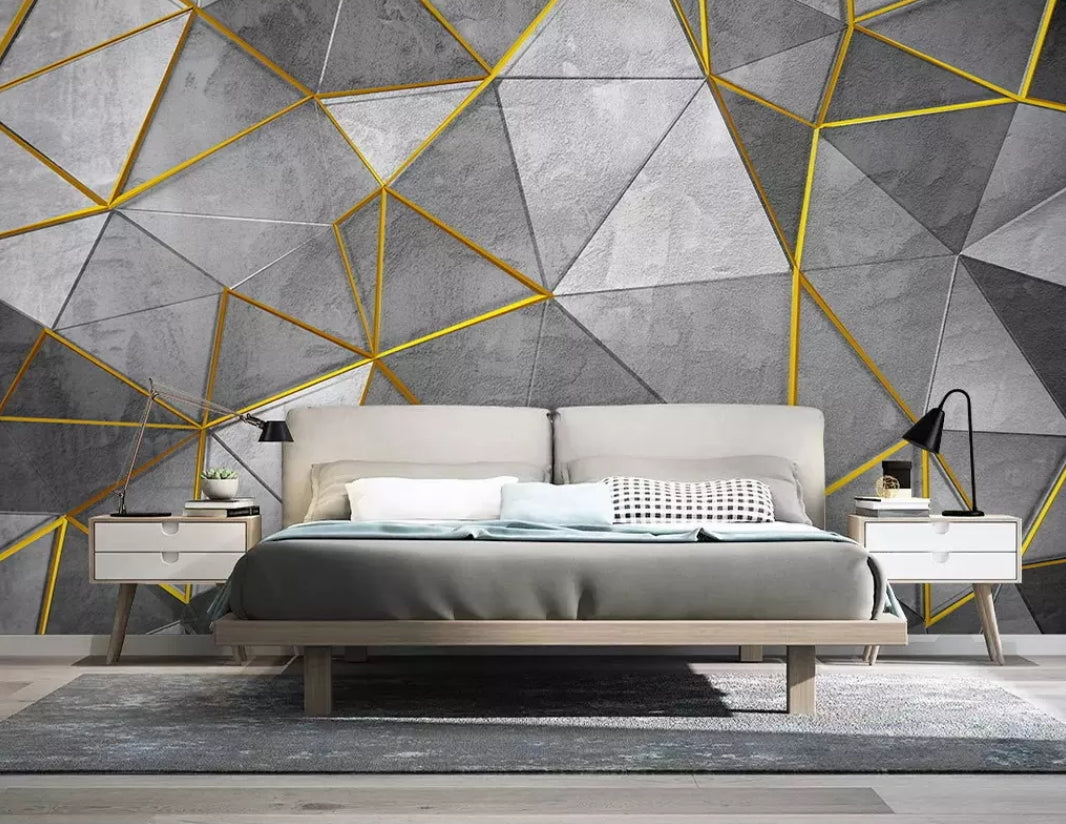 3D Geometric Patterns 956 Wall Murals Wallpaper AJ Wallpaper 2 