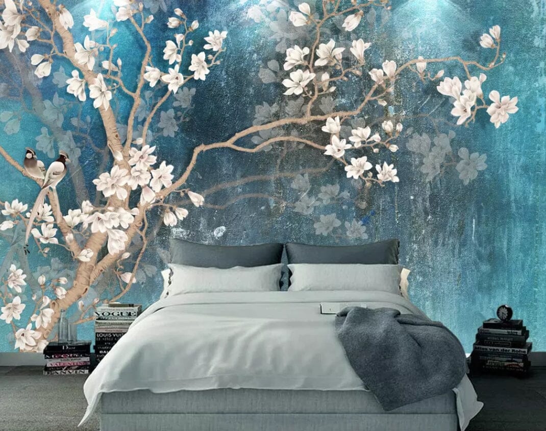 3D Plum Blossom 1443 Wall Murals Wallpaper AJ Wallpaper 2 