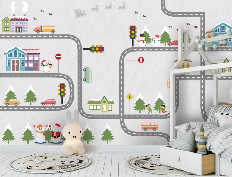 3D Small Tree pipeline 1452 Wall Murals Wallpaper AJ Wallpaper 2 