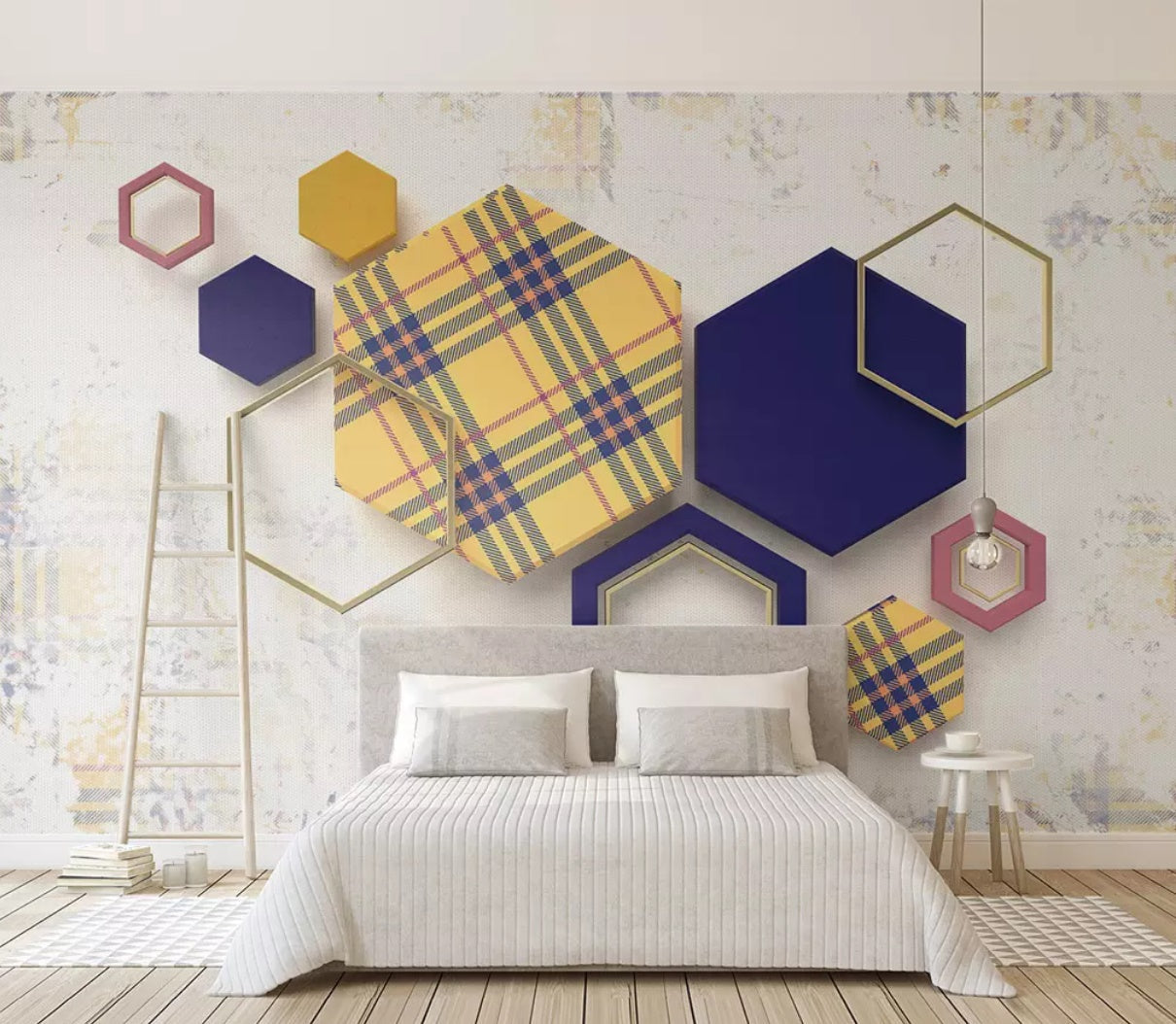 3D Color Geometry 1454 Wall Murals Wallpaper AJ Wallpaper 2 