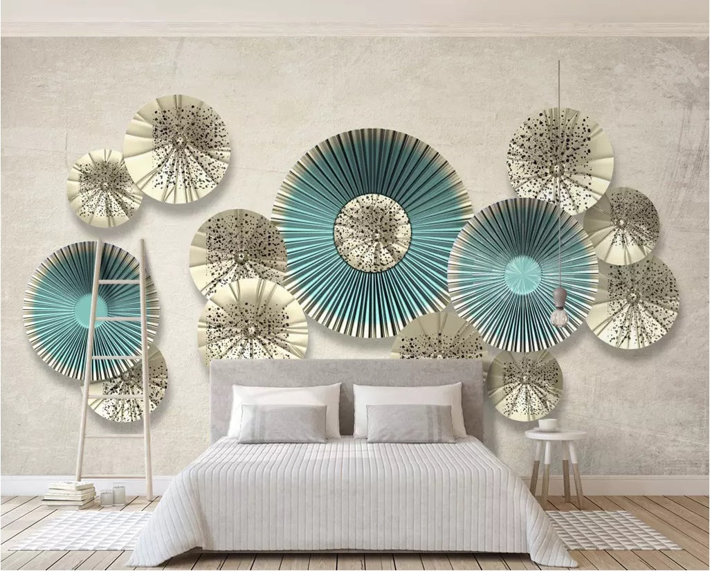 3D Circular Pattern 1572 Wall Murals Wallpaper AJ Wallpaper 2 