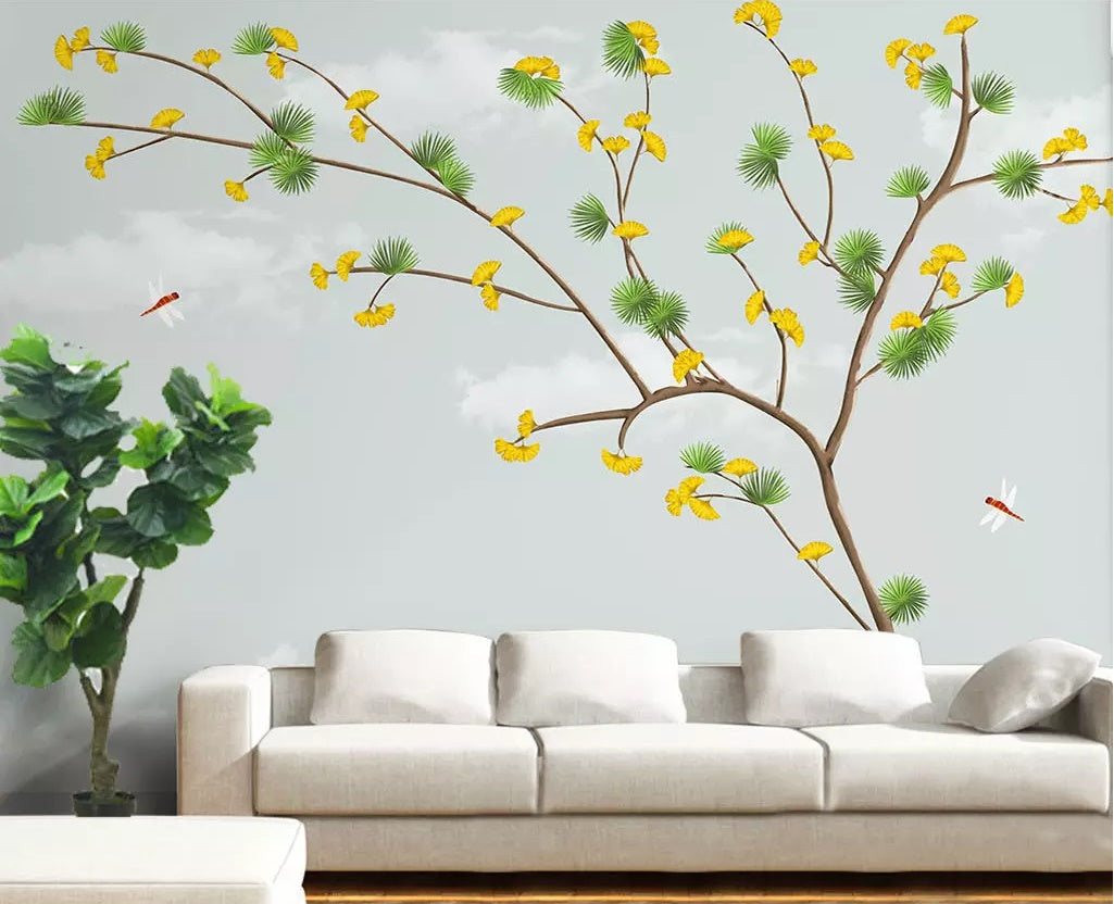 3D Green Leaf 1532 Wall Murals Wallpaper AJ Wallpaper 2 