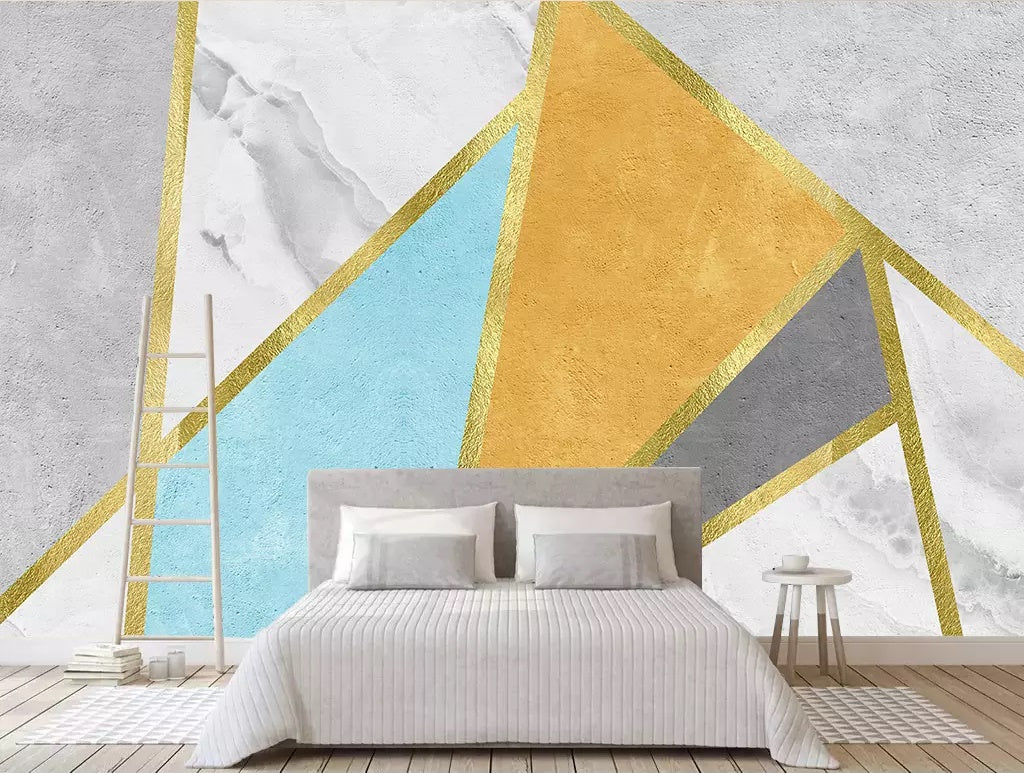 3D Colored Triangle 1790 Wall Murals Wallpaper AJ Wallpaper 2 