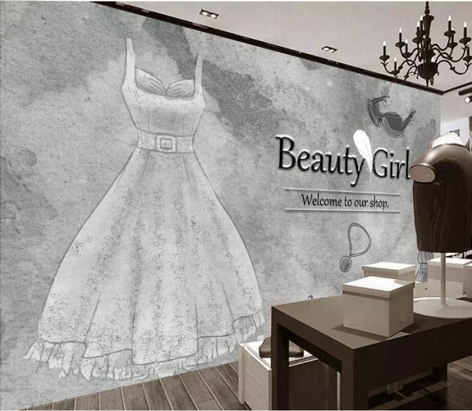 3D Pretty Skirt 1744 Wall Murals Wallpaper AJ Wallpaper 2 