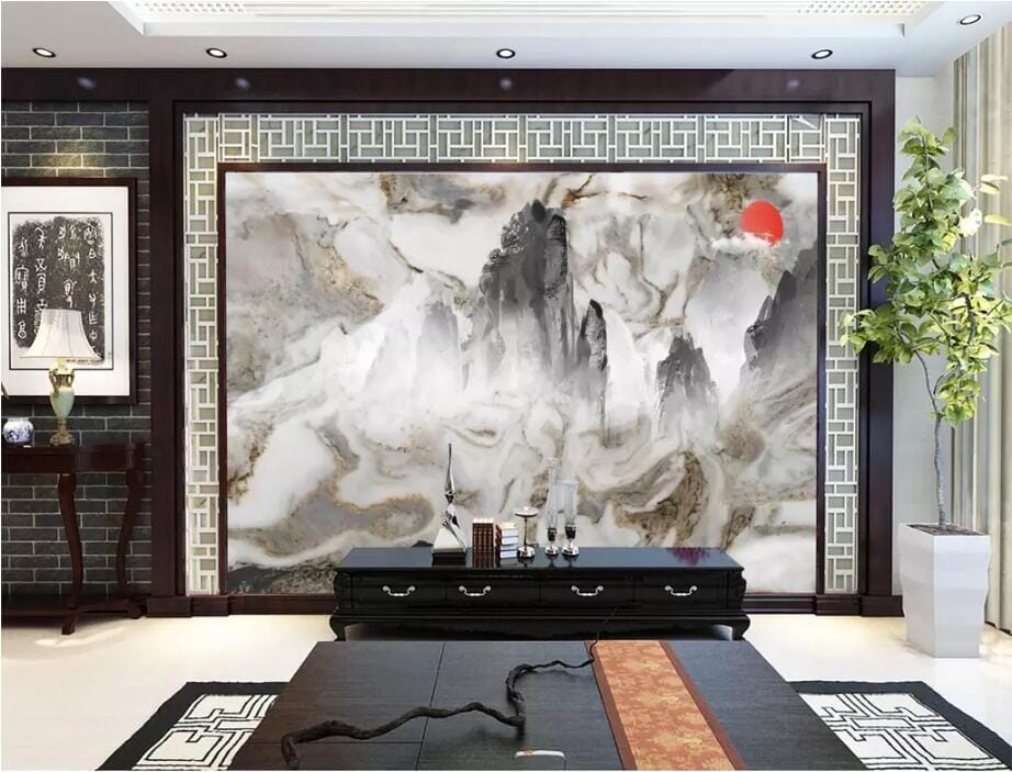 3D Towering Mountain 2607 Wall Murals Wallpaper AJ Wallpaper 2 