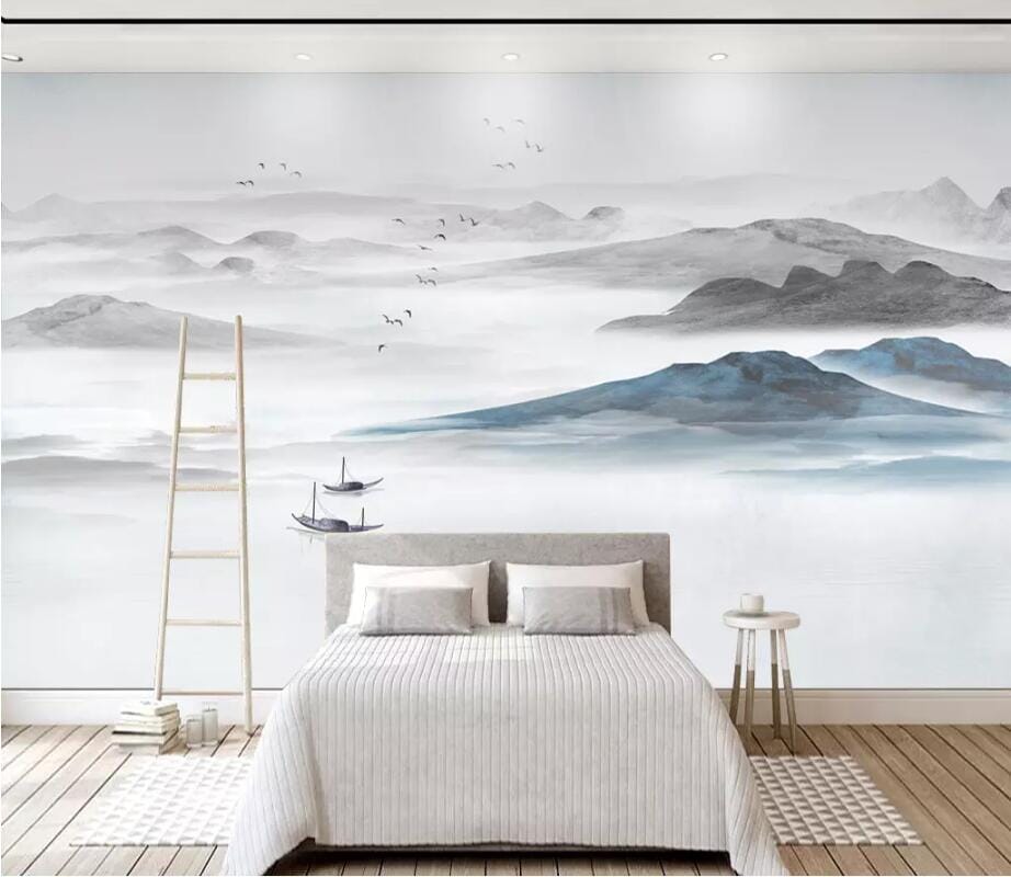 3D White Valley 2811 Wall Murals Wallpaper AJ Wallpaper 2 